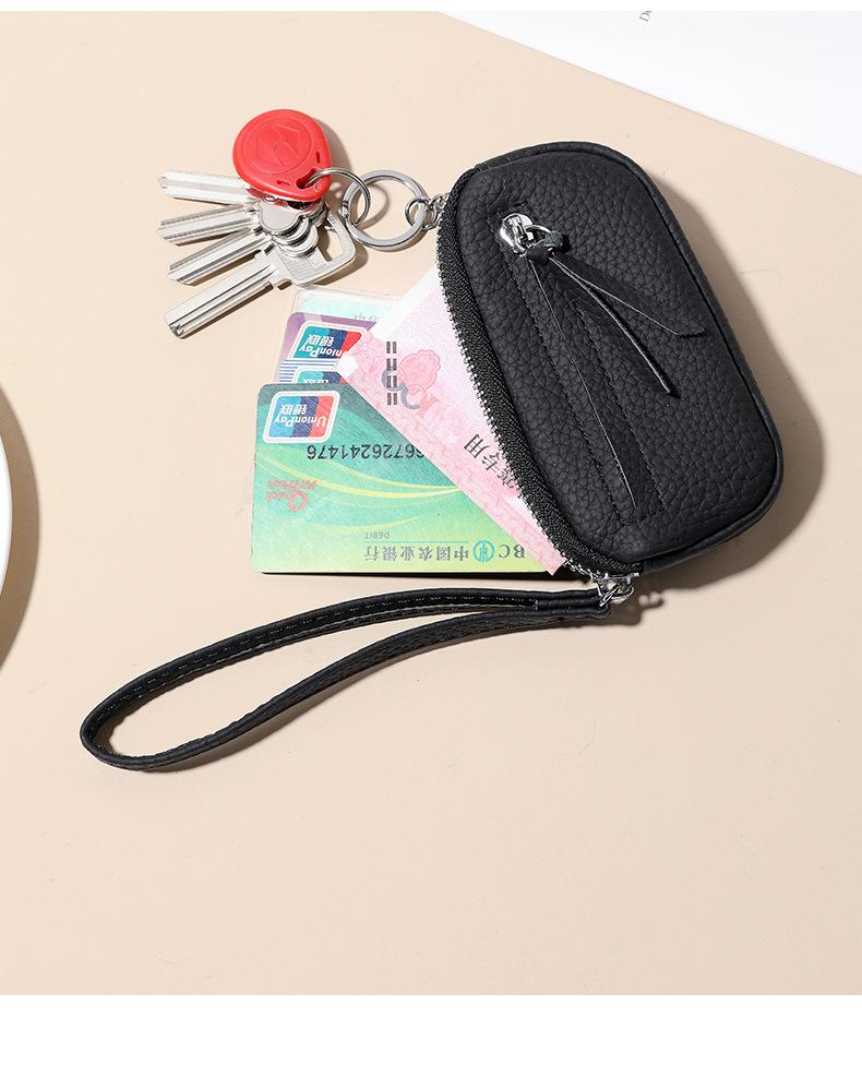 Mini Handheld Clutch for Women Double Zipper Coin Purse with Multiple Card Slots Small Portable Wallet for Coins Cash & Essentials Everyday Use