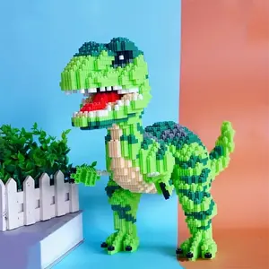 2000 Pieces Dinosaur Building Set, Animal Series Construction Kit, Creative DIY Puzzle, Challenging Assembly, Perfect Gift for Holidays