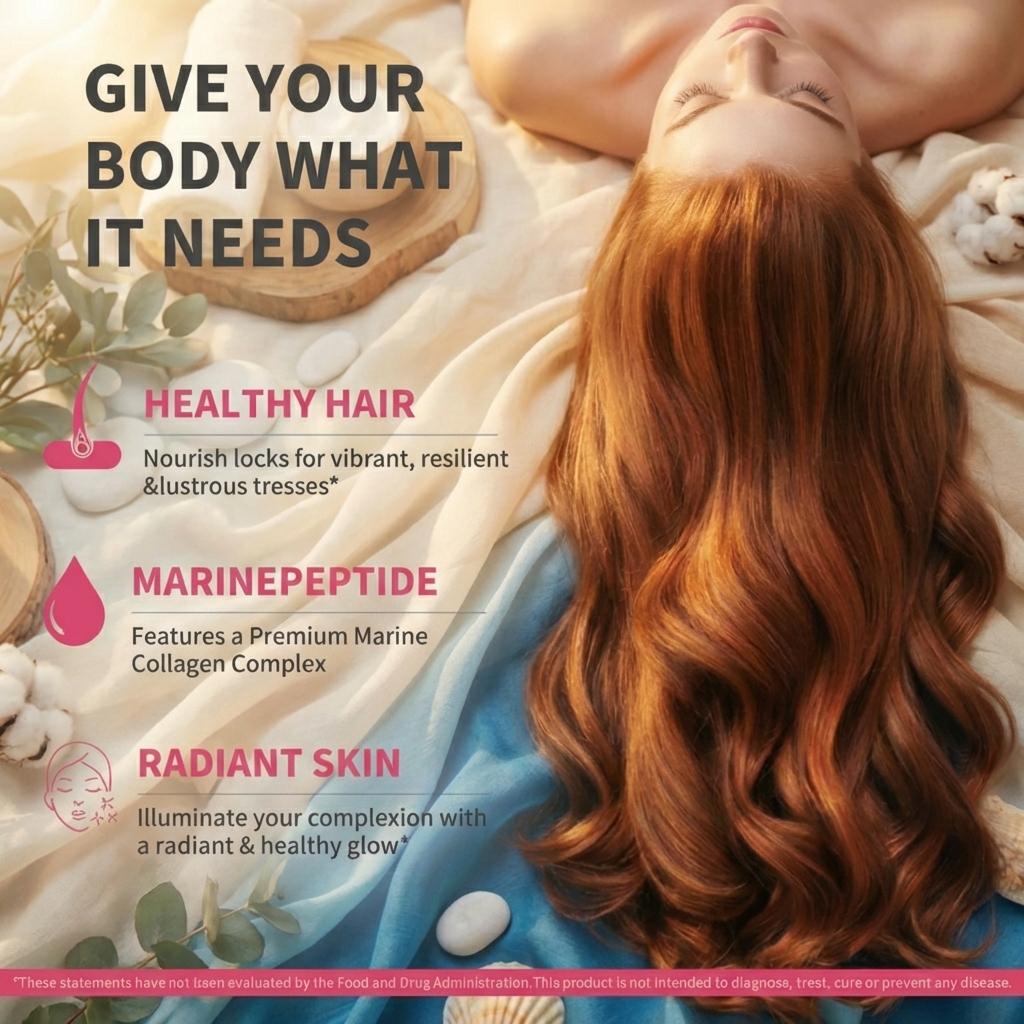 HiPlus 2-pack Women's Hair Gummies with Collagen Biotin Zinc Vitamin C & Iron Supports Hair Strength and Volume for Thinning Hair Vegan Healthcare Daily Wellness Pineapple Flavor