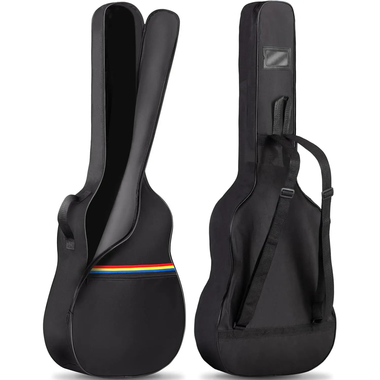Guitar Bag Acoustic Guitar Case Cover Gig Bag for Acoustic Classical Guitars Black, 41 Inch, Red, Yellow and Blue