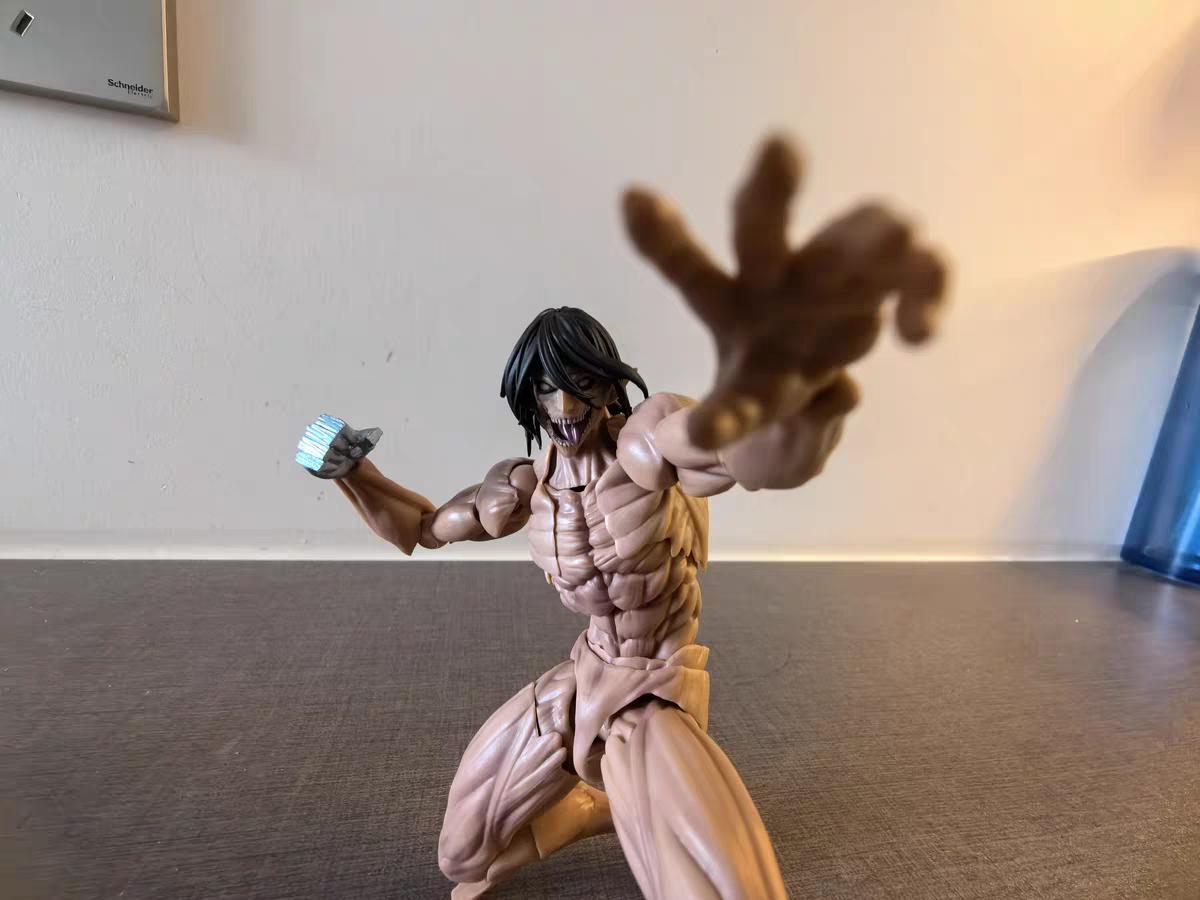 Original In Stock Revoltech AMAZING YAMAGUCHI Eren Jaeger Anime Action Figures Model Collection Toy
