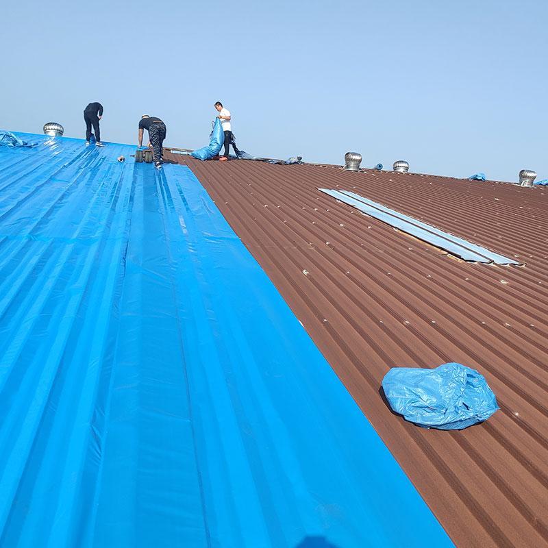 Roof Repair, 1 Roll Repairing Cracks & Loopholes Adhesive Waterproof Tape Suitable for Metallic Surfaces, Wave Tile Container Roofs, Steel Structures, Plastic, Adhesive Installation