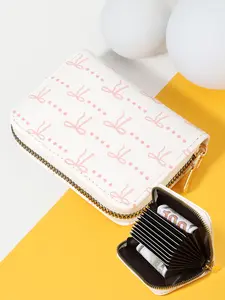 Ladies' short wallet, handbag zipper, coin wallet, fashionable zipper, cash and credit card storage bag, simple and casual multi slot, school dormitory and back to school study supplies bag