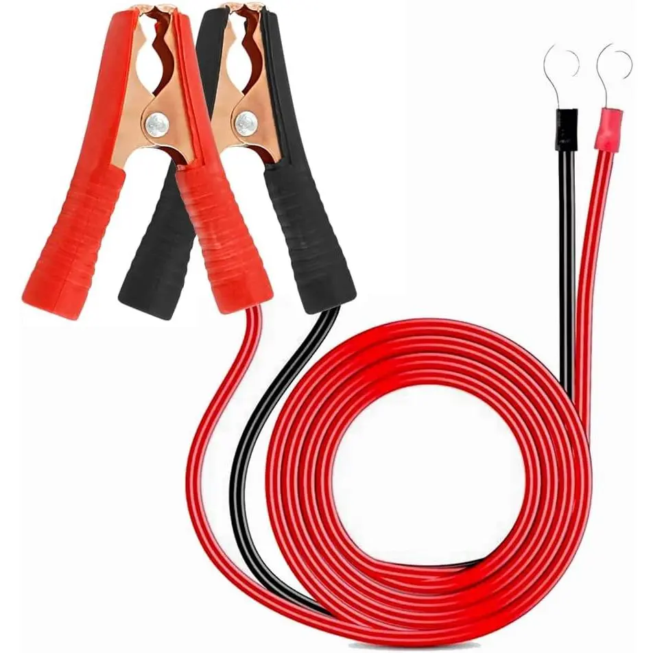 2 count  Clips Booster Jumper  50A-3.3 ft 13 AWG  Clips Booster Jumper ,for 12V/ 24V    Jumper
