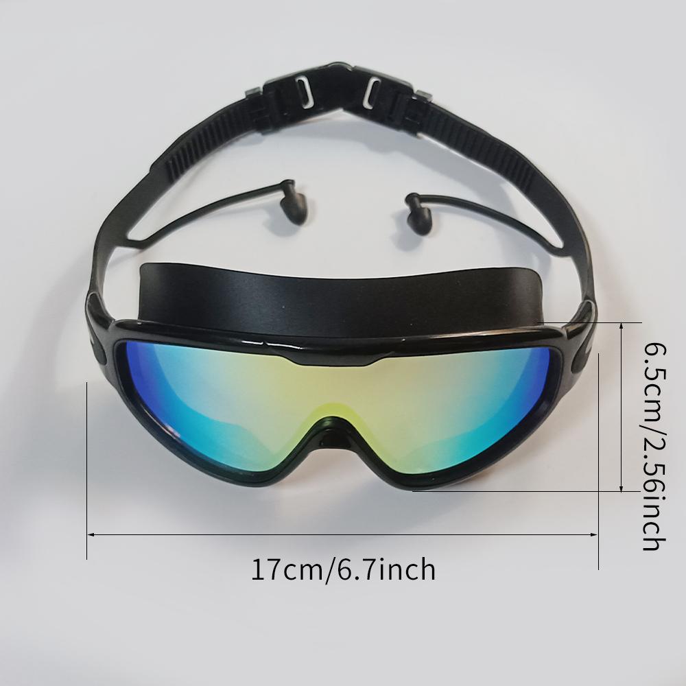 3-Pack Swim Goggles with Nose Clips and Ear Plugs for Adults and Teens, Leak-Proof Anti-Fog Swimming Goggles with 180° Wide View for Pool, Beach and Open Water #GLOBAL PICKS