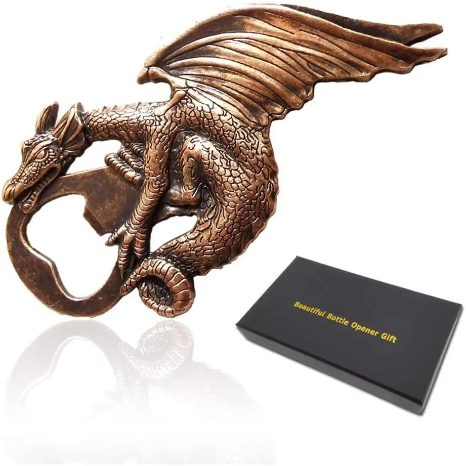 Dragon Bottle Opener Gothic Dragon Style Metal  Bartender Bottle Opener for Men  Bar Party