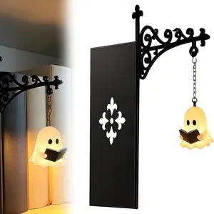 Library Lantern-Decorative Bookshelf Lighting, Reading Book Shelf Lights for Bookworms, Vintage Fantasy Book Nook Lamp, for Study Reading Corner Home Library