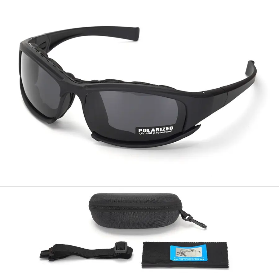 Military Tactical Dust-Proof Goggles, Cs Explosive-Resistant Impact-Proof Special Forces Sunglasses, Polarized Outdoor Cycling Sports Glasses