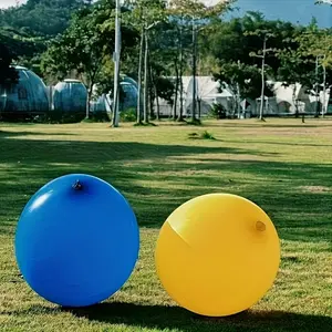 Latex Inflatable/Water-Fillable Bubble Ball — A Stretchable, Squeezable Stress-Relief Toy. Durable and Easy to Inflate; Ideal for Outdoor Beach Parties, Group Activities, and Festive Entertainment.