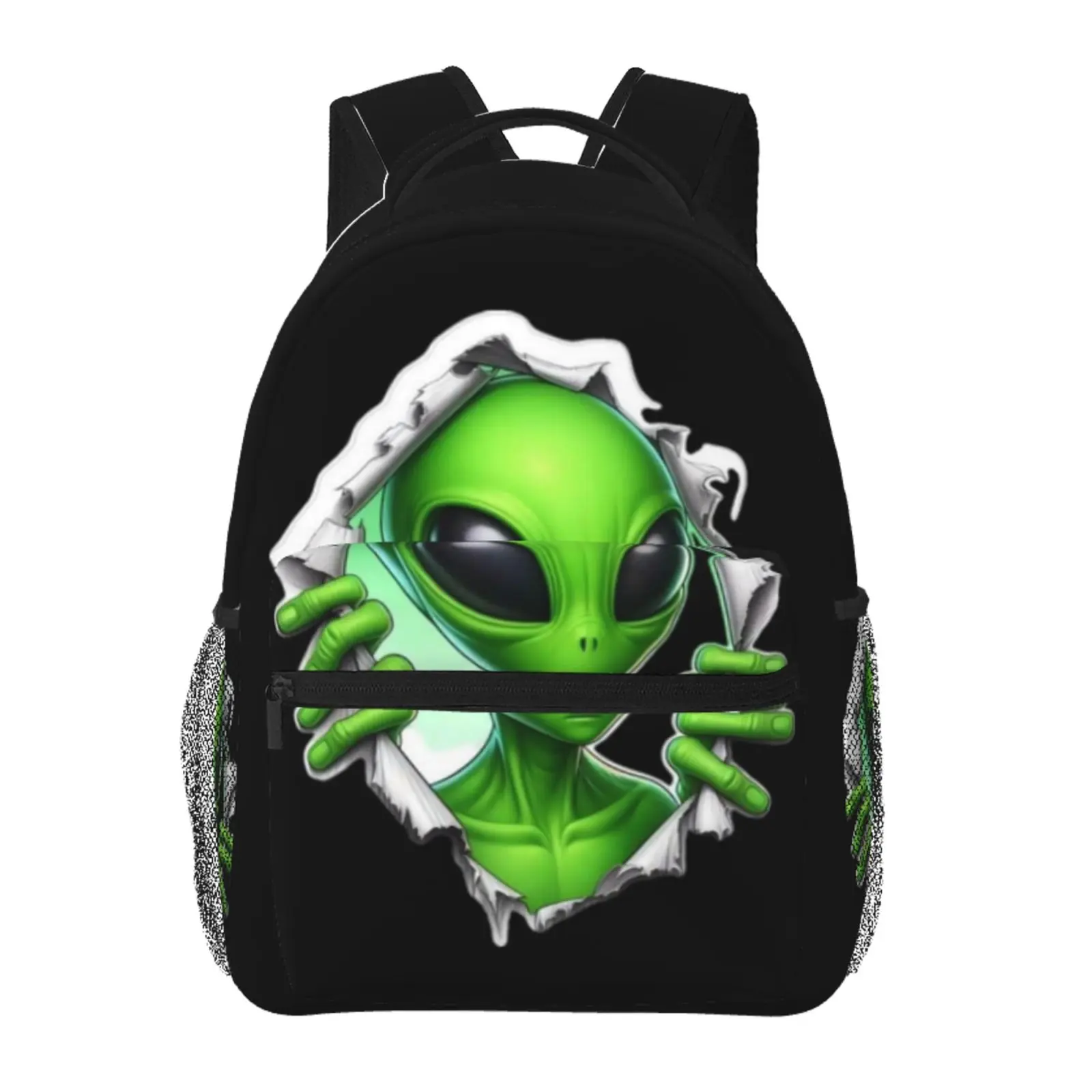 Anime alien2 Printed Backpack, Cute School bag for Girls Boys Teens, Cartoon Backpacks Kawaii Kids Lightweight backpack with adjustable straps Bookbag, Travel, School, College, Work, Backpack, Daily Use
