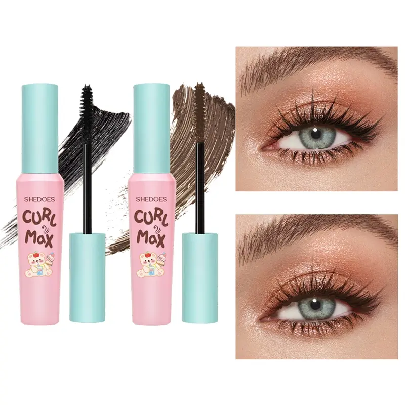 Long Lasting Hold Mascara 36 Hours Sweatproof Waterproof Smudge Proof Light Texture Non Clumping Creates Natural Voluminous Eyelashes