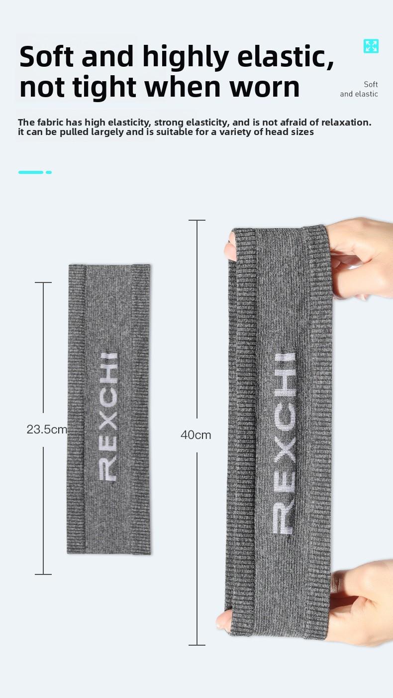 Summer sports headband Outdoor basketball running antiperspirant belt Wide mesh breathable sports headscarf Sweat guide headband