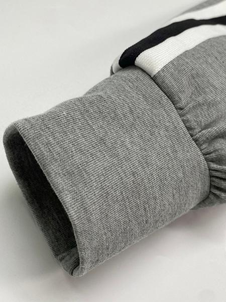 Women's Loose-Fit Striped Jacket,  Long Sleeve Coat, Fall & Winter Fashion Outerwear for Women