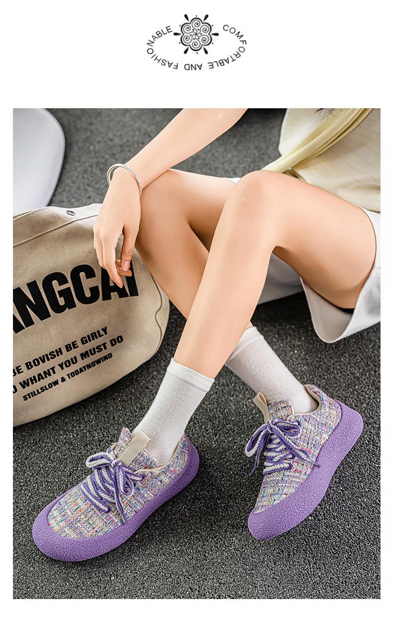 Women's Knit Comfort Sneakers Breathable Running Shoes Blade Tennis Walking Fashion Sneakers Non Slip Gym Sports Work Trainers Perfect for Students and Outdoor Sport Runner Closed Sports Shoes Casual Training Footwear Athletic christmas santa claus gift