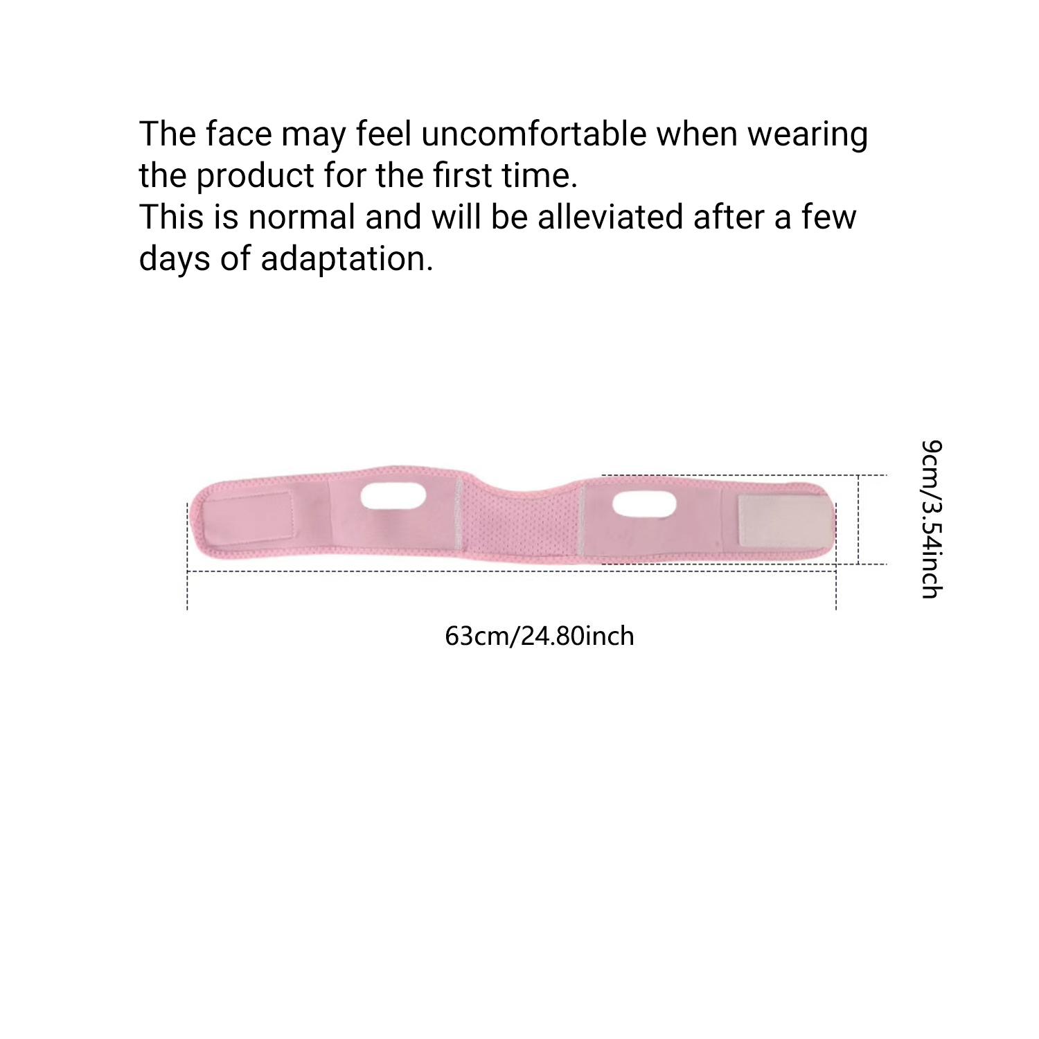 V Line Lifting Mask with Chin Strap for Double Chin, Face Skincare Lifting Belt for Women, Beauty Care Product, Skincare Tools, Face Sculpting Tool, Gifts for Girl, Skincare Products, Face Jawline Shaper, Facial Contour Refining, Double Chin Reducer