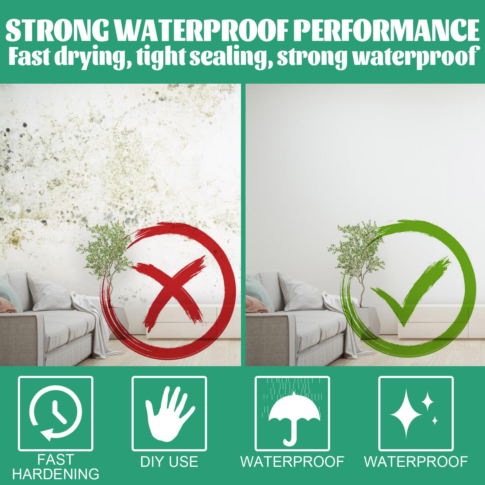 Wall Repair Paste Home Wall Crack Filler Waterproof Mildewproof for Nail Holes Wall Restoration Paint Remover Alternative