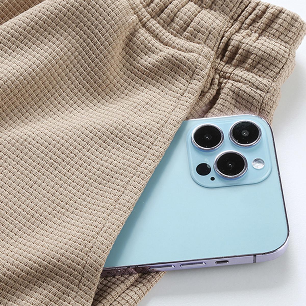 Men's Performance Workout Sweat Shorts, Soft Breathable Cotton Blend Athletic Shorts with Zipper Pockets, Drawstring Elastic Waist Casual Gym Shorts for Running, Training, Basketball, Hiking, Outdoor Sports, Y2K Streetwear Style