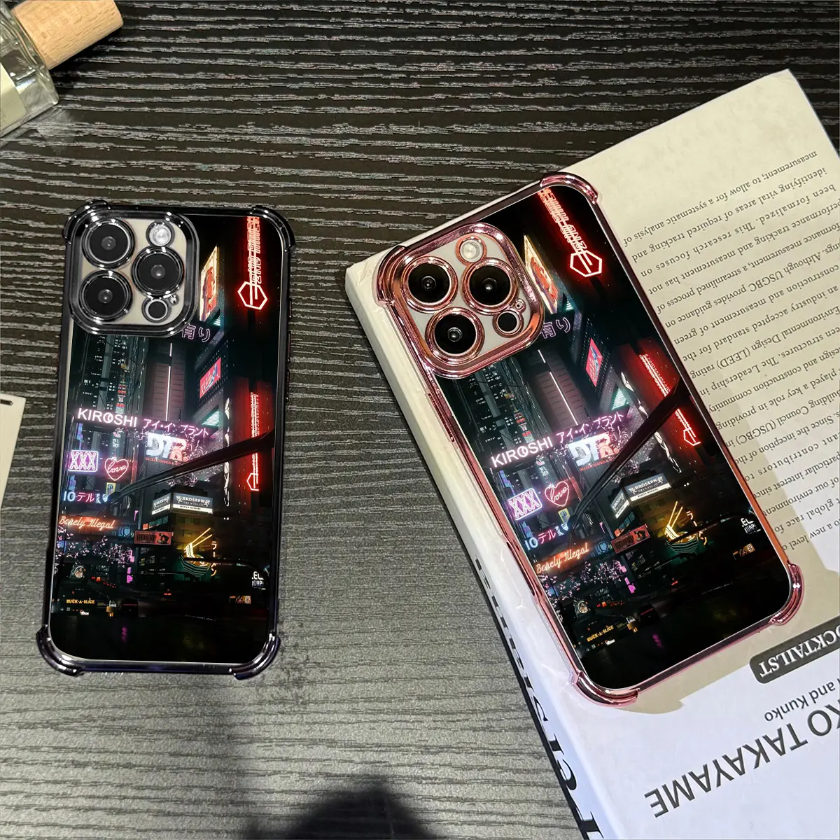 Cyberpunk 2077 Night City Neon Street Print Shockproof Phone Case For iPhone 17Air 16Pro Max 15 14 13 12 11Pro Plus Samsung Galaxy S21 S22 S23 S24 S25 S26 Plus Ultra FE tough shockproof anti-drop designer fashion stylish gift