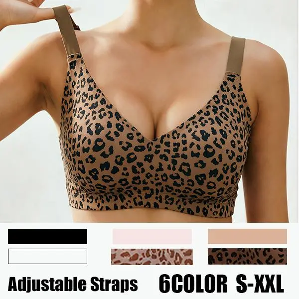 EssElegance Seamless Wireless Jelly Bra｜Full Coverage No Underwire T‑Shirt Bralette, Removable Pads, Side Lifting Support, Zero‑Feel Comfort for Everyday Sleep Lounge Wear