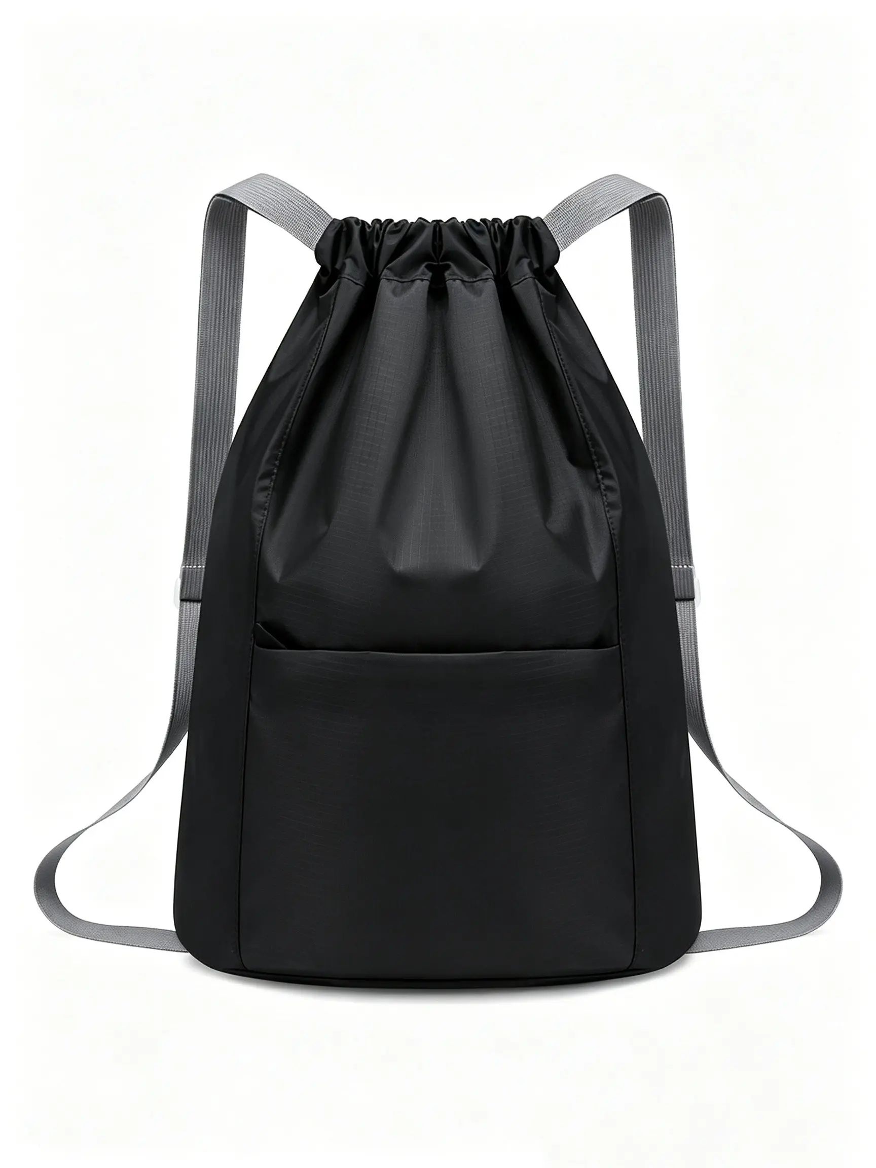 Fashionable Solid Color Large Capacity Backpack, Drawstring Storage Bag, Outdoor Sports Swimming Bag, Multiple Colors Available