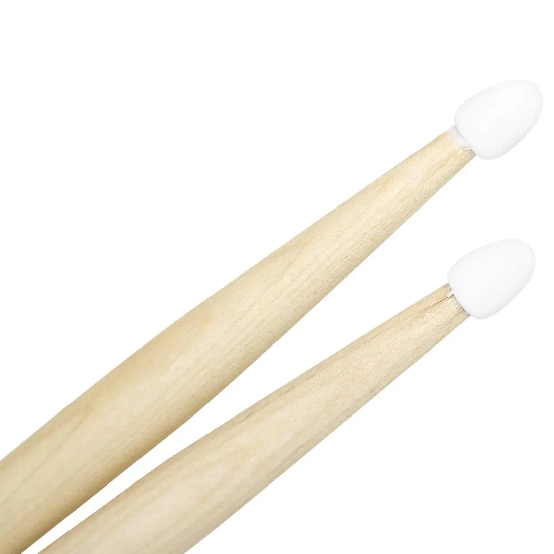 7A Drum Sticks, Maple Wood Drumsticks with Nylon Tips for Drum Kit  Jazz Drum Stick, Percussion Drum Stick for Beginners Stage Performers