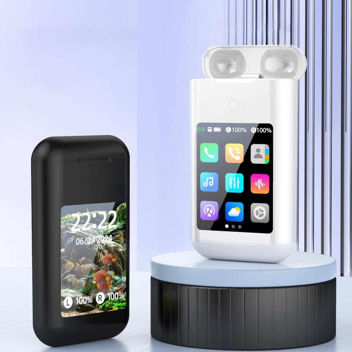 Multifunction Wireless Game Console with Headphones Charging Case, In Ear Headset Power Bank With Microphone 2-in-1 HiFi Stereo True Wireless Earbuds #GLOBAL PICKS