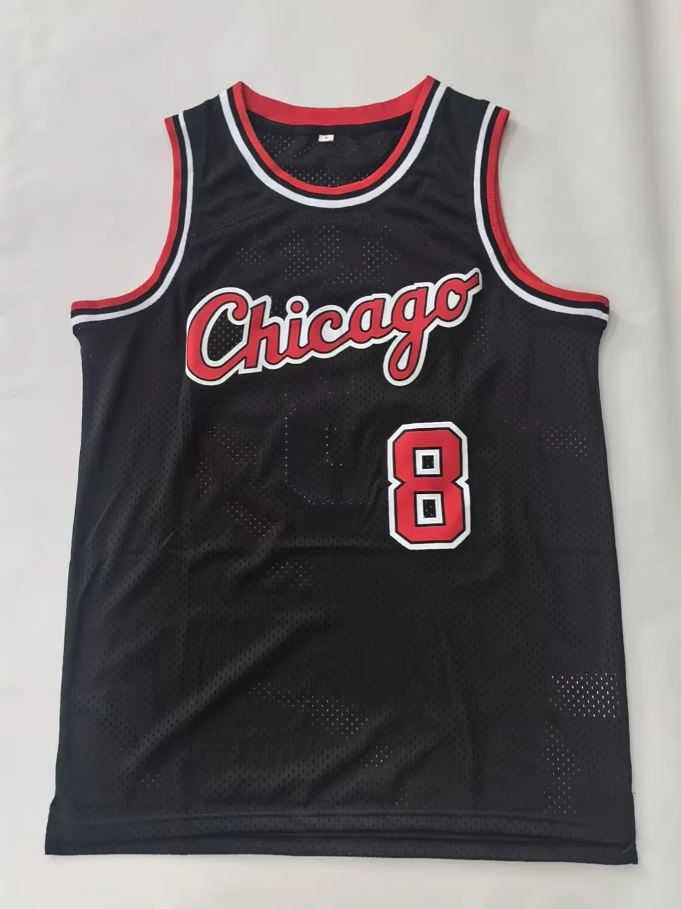 Breathable Basketball Jersey, Moisture-Wicking Sportswear, Loose-Fit Eyelet Embroidery Design, Ideal for All Seasons, Running & Sports