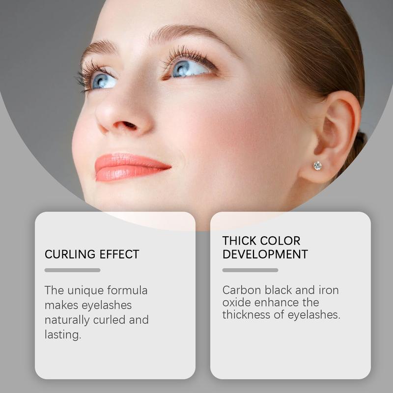 Eelhope 4d Curling Iron Mascara, Natural, Thin, Volumizing, Waterproof, Sweat Resistant Mascara
