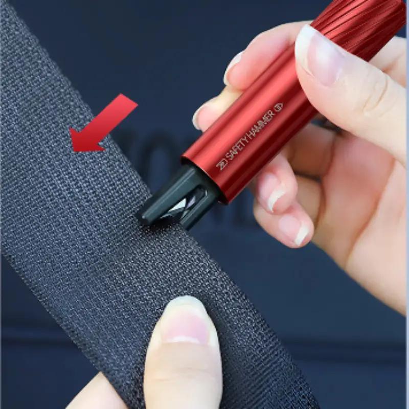 2 in 1 Safety Hammer, Multifunctional Car Safety Hammer with Seatbelt Cutter, Emergency Escape Tool for Car, Home, Office, Vehicle