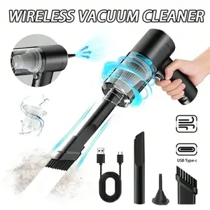 3-In-1 Wireless Handheld Vacuum Cleaner Rechargeable Household Mini Vacuum With 1800mAh Rechargeable Battery, Vacuum for Desk, Home and Office Dust Cleaning, Protable Vacuum Cleaner for Car, Sofa, Pet Hair