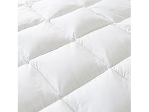 Down Comforter King Size – All Season Medium Weight White Duvet Insert, Warm Feather Bedding, Soft 100% Cotton Cover, 106x90 in Down Comforter King Size – All Season Medium Weight White Duvet Insert, Warm Feather Bedding, Soft 100% Cotton Cover, 106x90 in