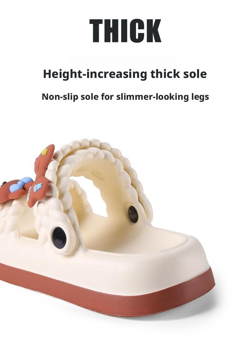 New thick-soled women's slippers, non-slip cute sandals
