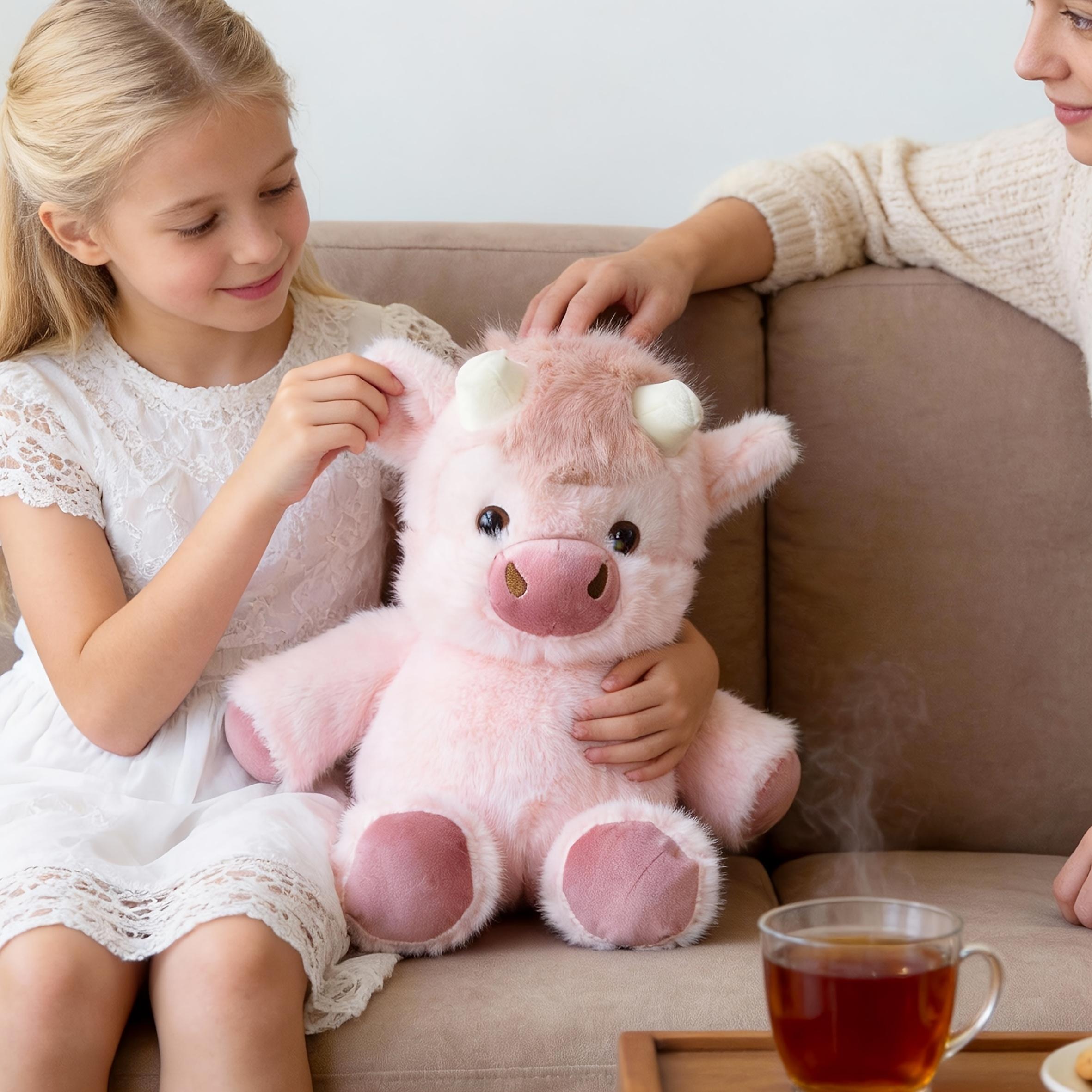 Sugodi Cute Plush Cow Doll – Soft Stuffed Toy for Kids, Adorable Calf Plush, Perfect Children's Day & Holiday Gift for Children