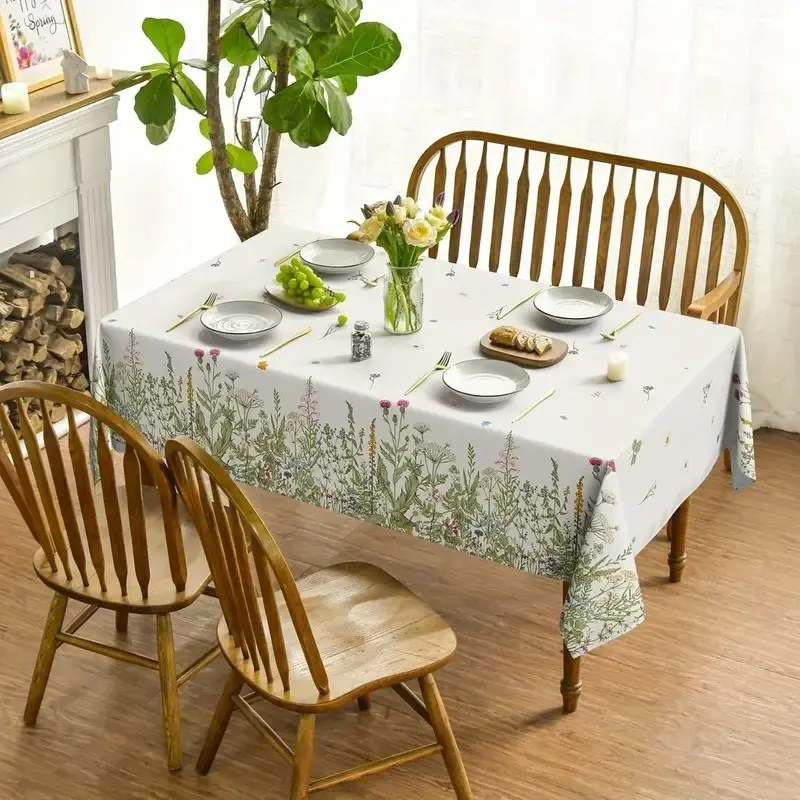 Rectangular Tablecloth for Party Decoration, Wedding Decorative Table Runner, Elegant Event Linen, Perfect for Special Occasions