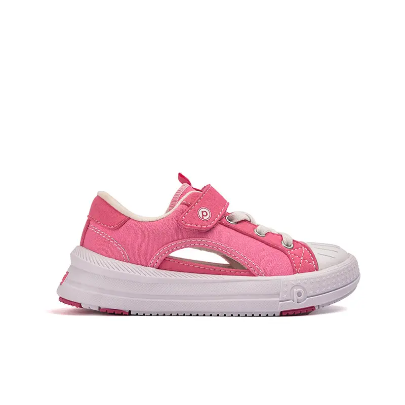 Pediped Libra Flex Pink Sneakers for Kids Lightweight Breathable with Adjustable Strap Durable Sole Approved by American Podiatric Medical Association