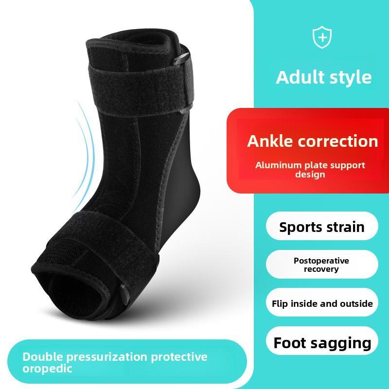 Foot Drop Brace - Adjustable Ankle Support Stabilizer - Orthotic Correction Sleeve for Sprain Protection & Daily Walking Recovery