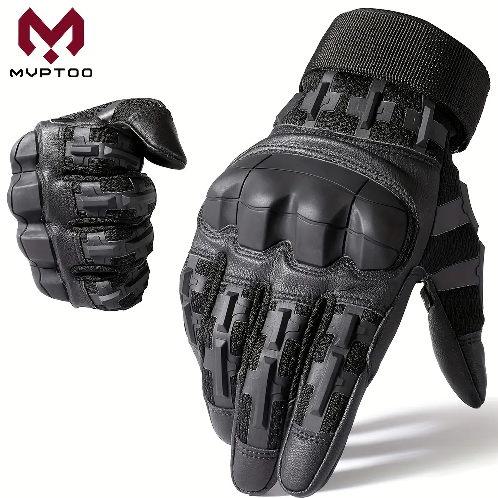 [Hard Shell Tactical Gloves] Men's Hard Shell Protective Gloves, Touch Screen Tactical Gloves, Suitable for Outdoor Sports, Climbing, Hiking, Men And Women, Summer Winter