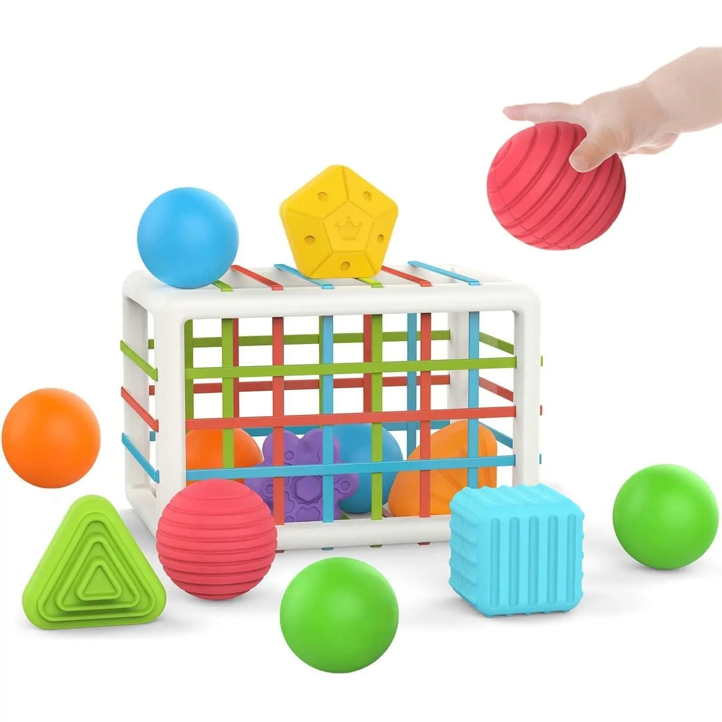 Baby Toys 12-18 Months,Baby Sensory Fine Motor Skills Developmental Toys,Gifts  6 9 12 18 Month Age 1 2 3 4 One Two Year Old Boys Girls Kids, multicolor New model