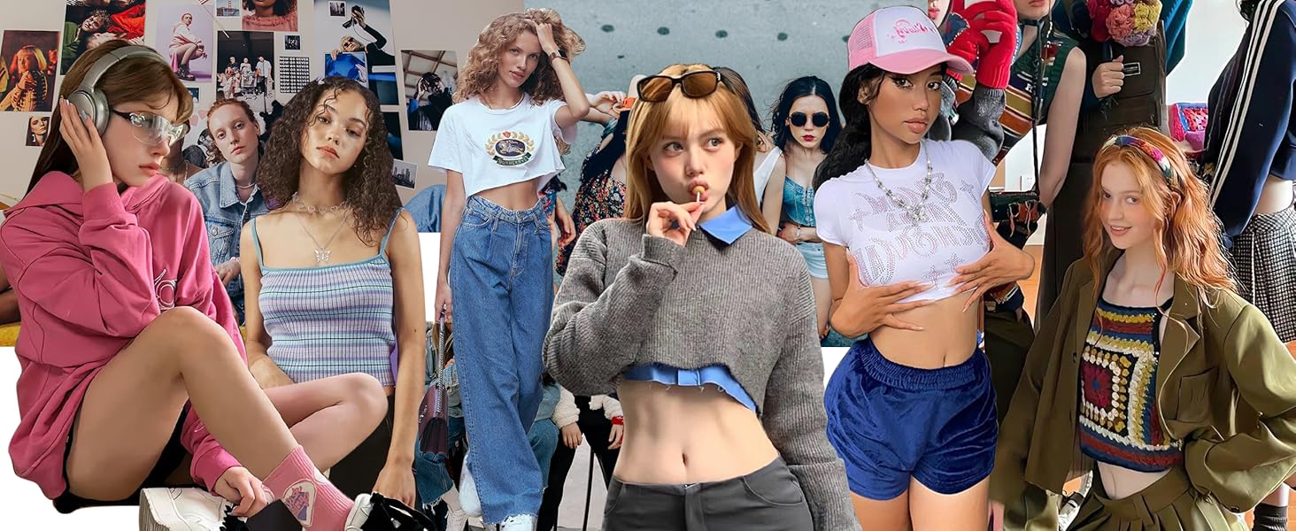 Trendy 33Pcs Grunge Vintage Punk Necklace Jewelry Set Gothic Earrings Fairy Butterfly Boho Crystal Y2k Cross Pendent Butterfly Heart Choker Goth Stackable Knuckle Rings Adjustable Y2k Accessories for Women Men