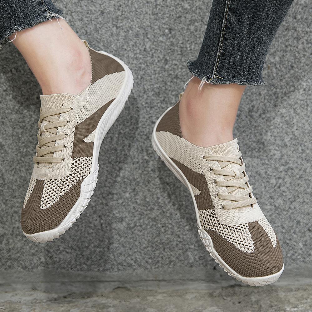 Barefoot Shoes Women Non-Slip Sole Minimalist House Sneakers Zero Drop Walking Tennis Lightweight Breathable Daily Wear Arch Support Shoes