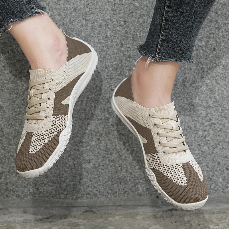 Barefoot Shoes Women Non-Slip Sole Minimalist House Sneakers Zero Drop Walking Tennis Lightweight Breathable Daily Wear Arch Support Shoes