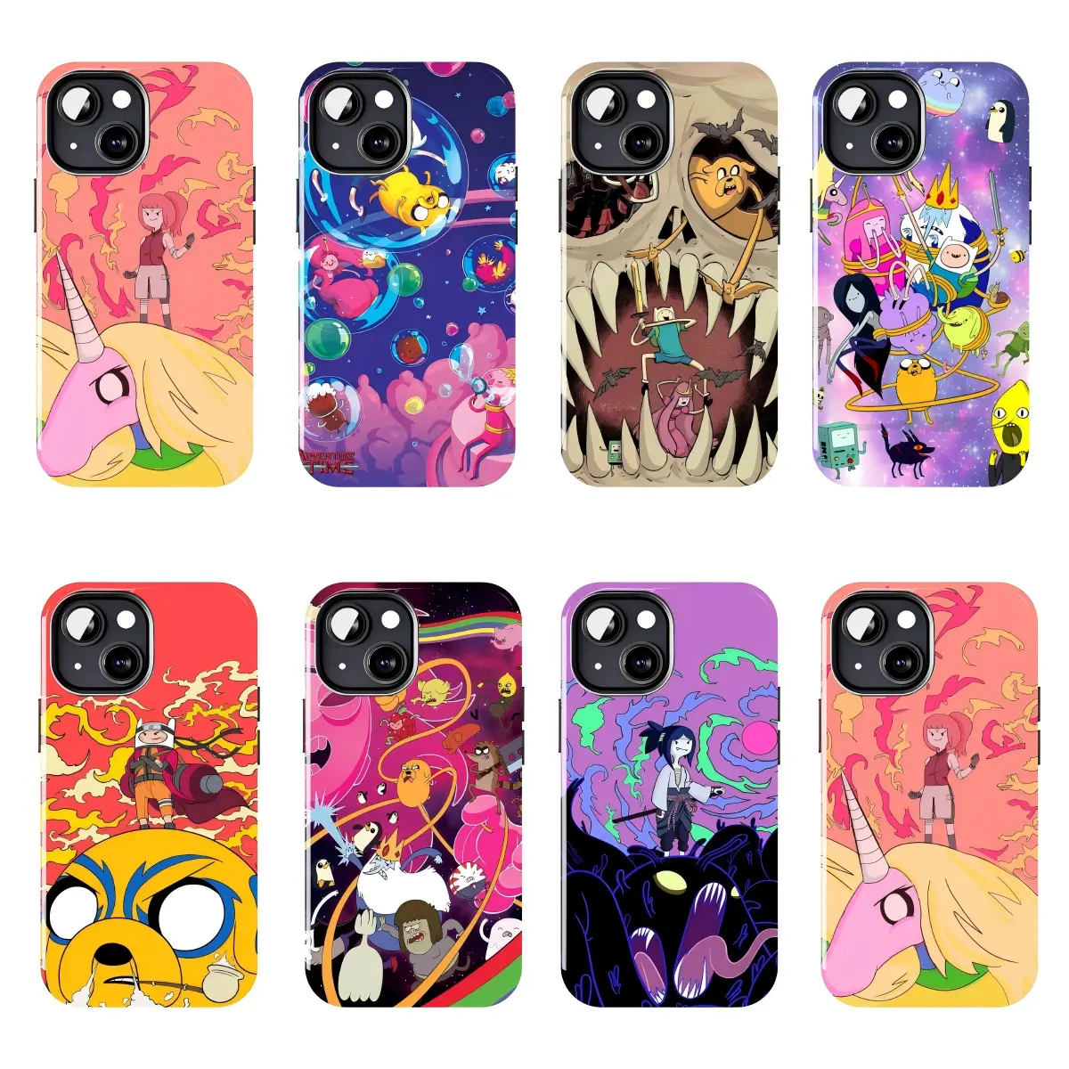 Adventure Time Phone Case, Finn & Jake Cartoon Anime Aesthetic Cover, Cute Fantasy TV Series Fan Art, Colorful Kawaii Protective Case, Slim Anti-Scratch Camera Protection, Compatible with iPhone 11–17 Pro Max/Plus Series & Samsung Galaxy S23–S25 Series