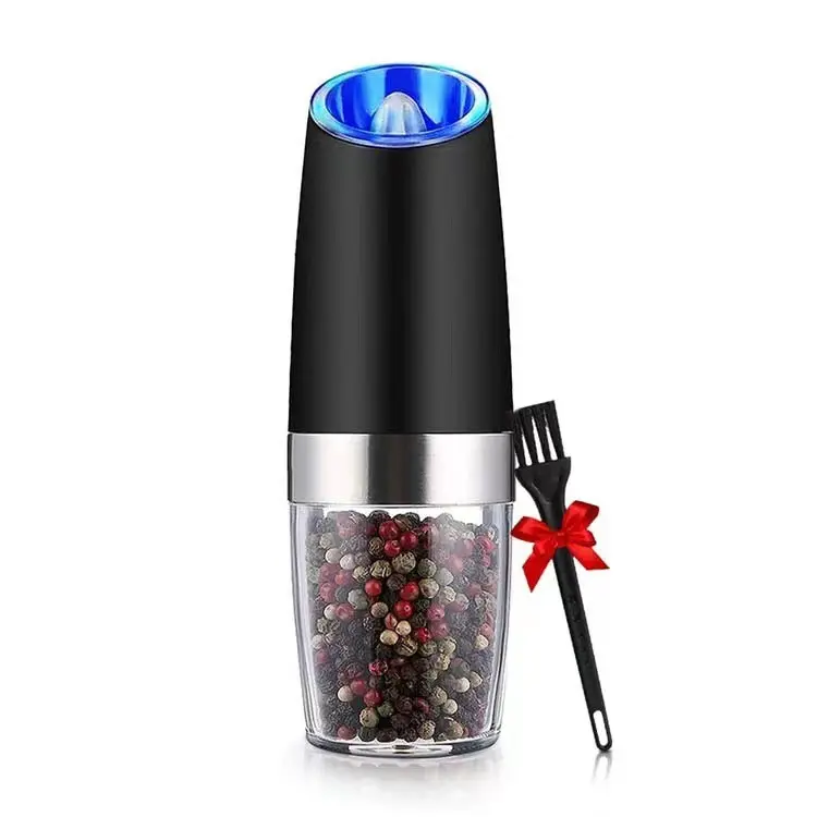 Cross-border gravity-sensing pepper grinder, household electric spice grinder, induction pepper and sea salt grinder