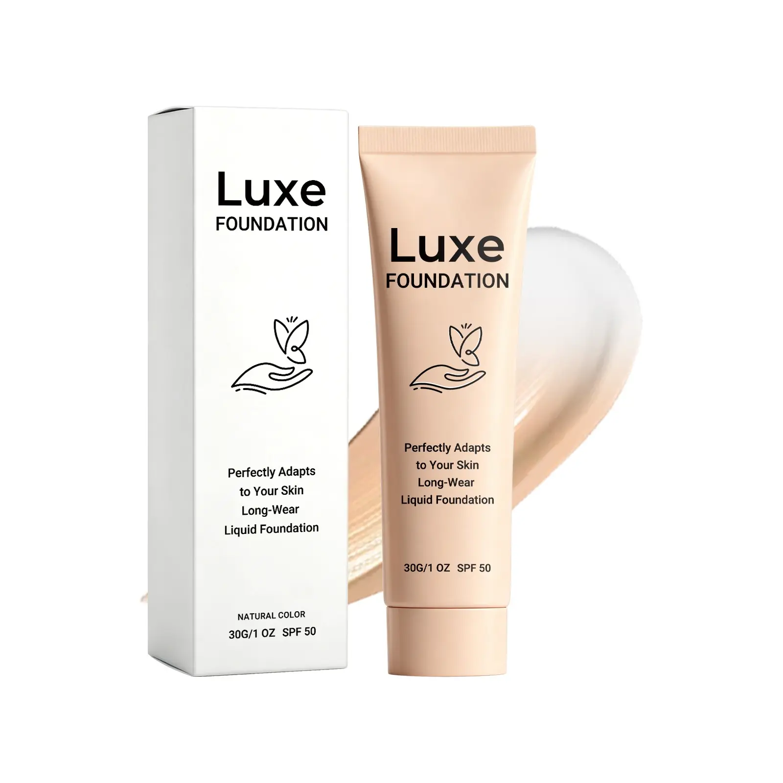 Amz Long-Lasting Temperature-Sensitive Foundation (natural Color), Lightweight and Flawless Fit, Versatile Makeup Base