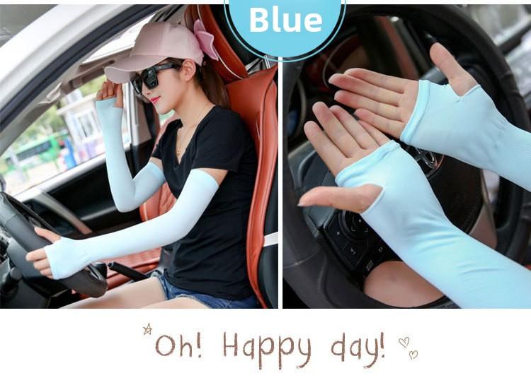 7-piece pack, black + white + gray + skin + pink + blue + purple ice sleeves, summer sunscreen sleeves, women's UV-proof ice sleeves, men's arm guards, driving and riding arm guards, ice silk sleeves