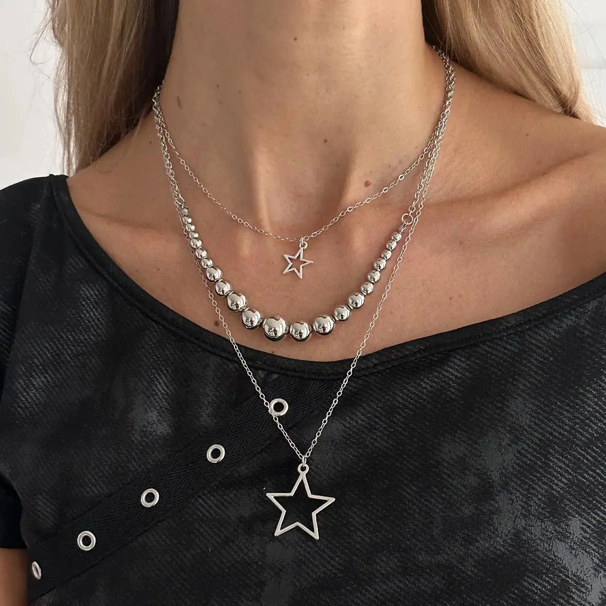 06 Necklace White K 7488