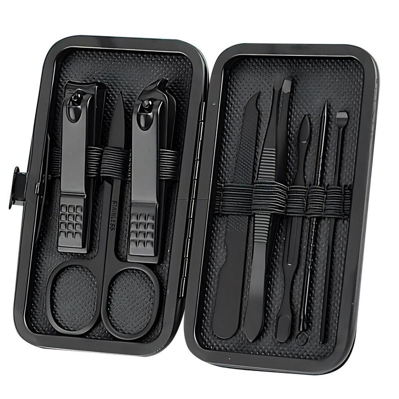 8/15/24Pcs Professional Nail Clipper Set with Storage Case, Portable Manicure Pedicure Kit for Home & Travel, Nail Care Tool, Birthday Gift