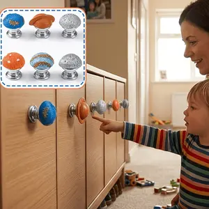 Creative Planet Cabinet Handle, 3D Earth Moon Saturn Drawer Pull, Wardrobe Shoe Cabinet Organizer Handle, Multi-Functional Decorative Hardware