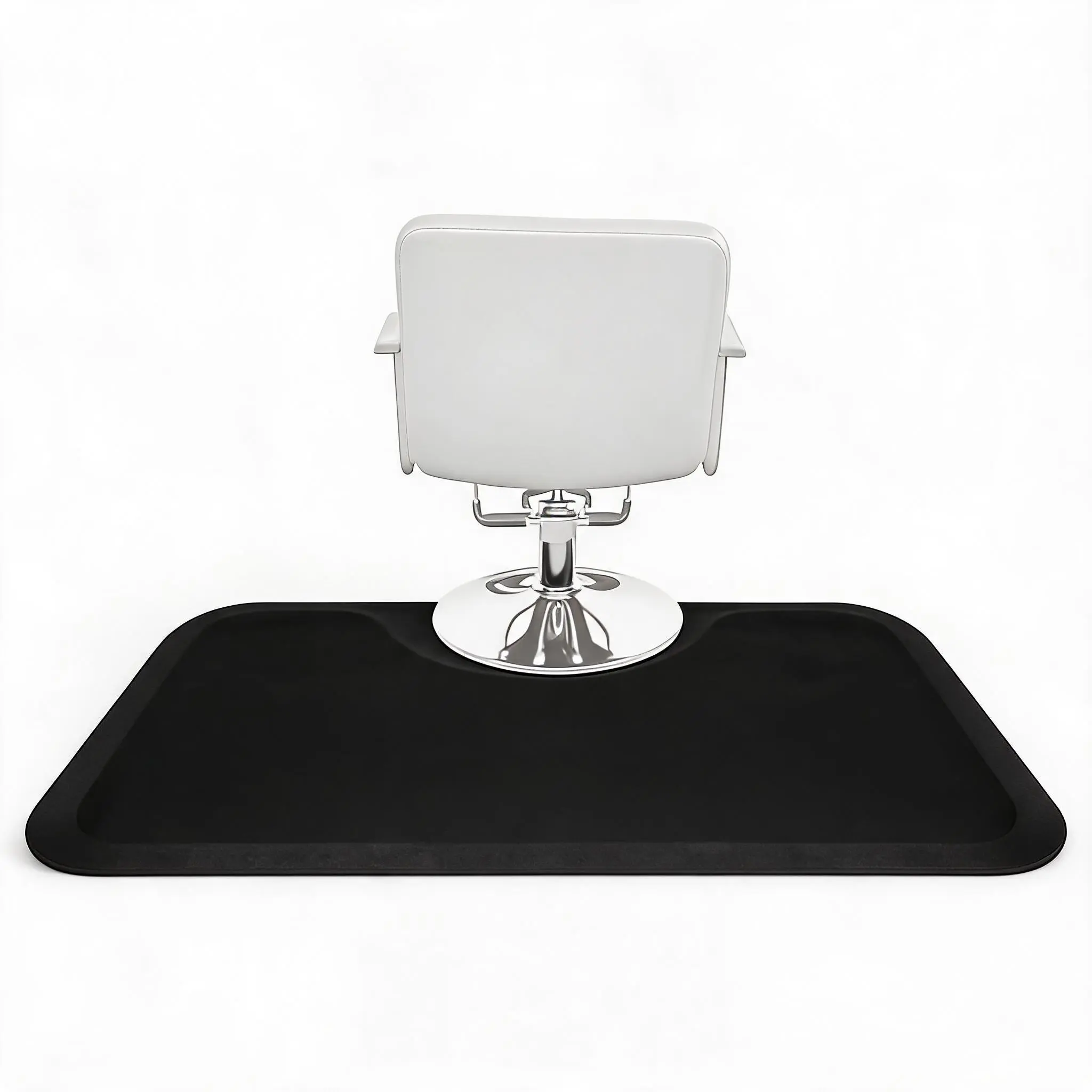 GARVEE 3’x5’ Rectangular Anti-Fatigue Office Chair Mat - Durable Non-Slip Floor Protector, Ergonomic Comfort, Easy-Clean Commercial Office Furniture for Salon Professionals - Black, 3’ x 5’ Size