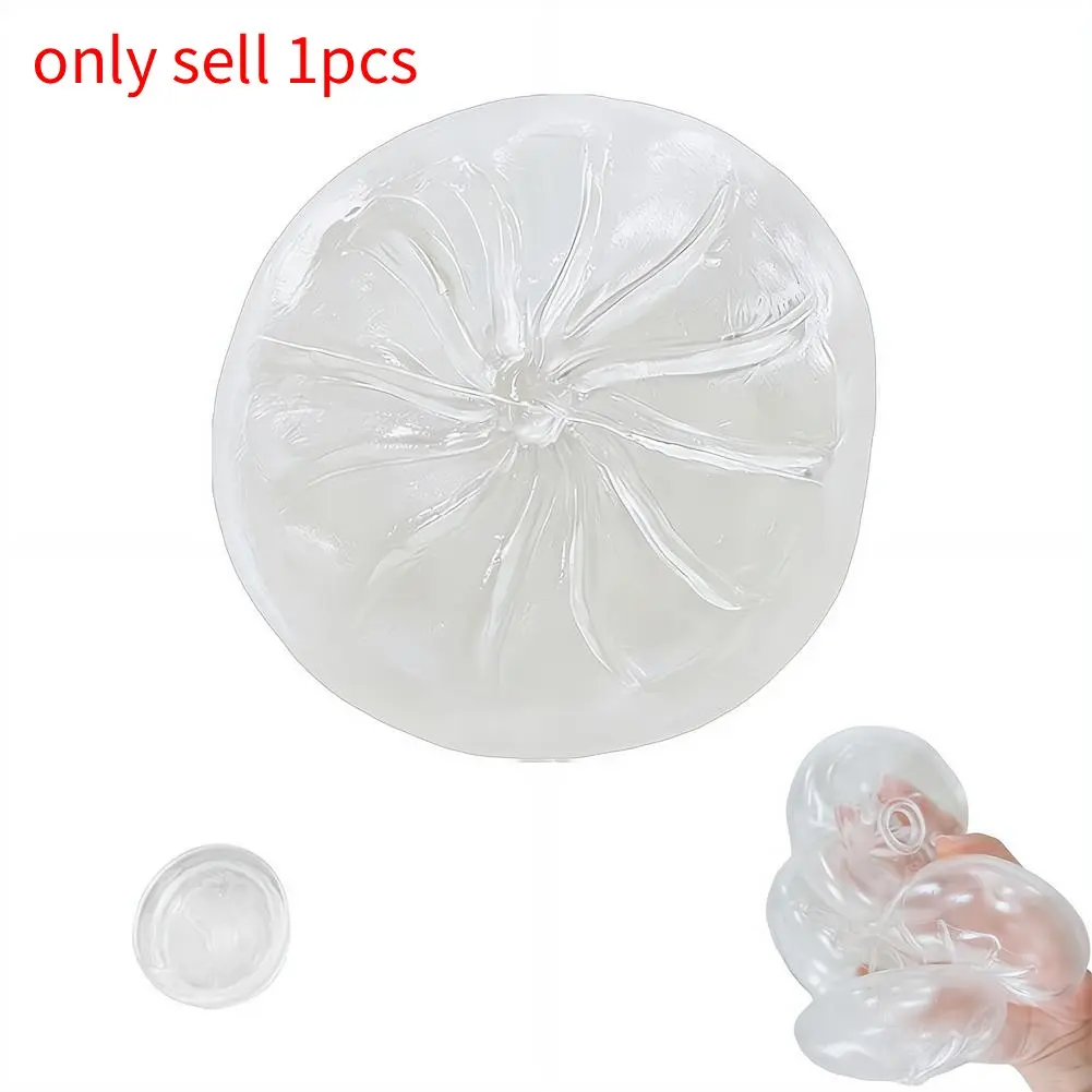 Cute Squeezing Handmade Hollow Ball Leather Toy, Soft Candy Stress Relief Ball, Simulated Food Toy, Adult Gift, Squish Balls, Squeeze Stress Ball